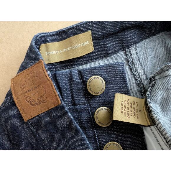 romeo & juliet couture y2k high waisted flare jeans 6 - Picture 7 of 10